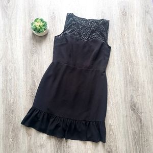 KARL LAGERFELD | Black sleeveless dress